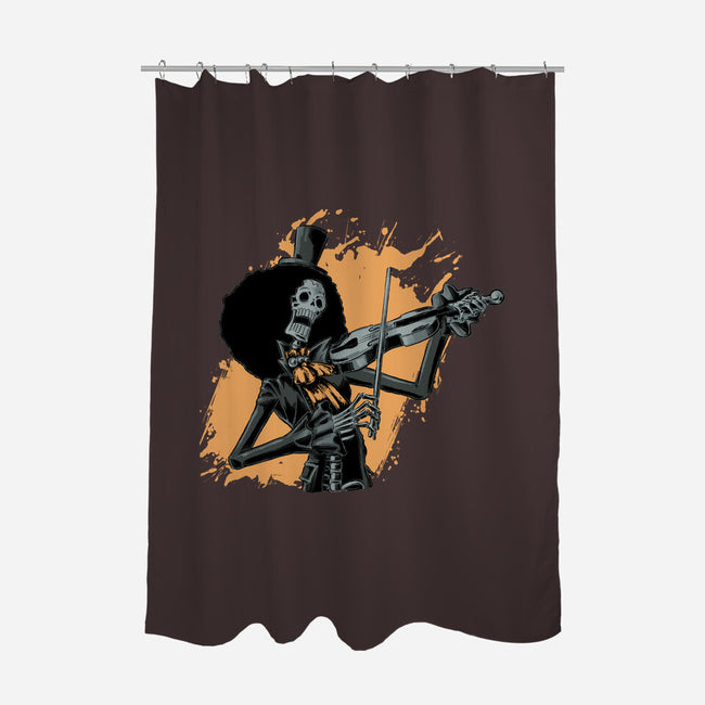 Dark Brook-none polyester shower curtain-xMorfina