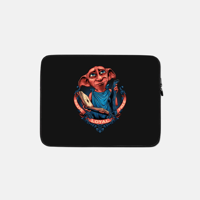 The Free Elf-none zippered laptop sleeve-glitchygorilla