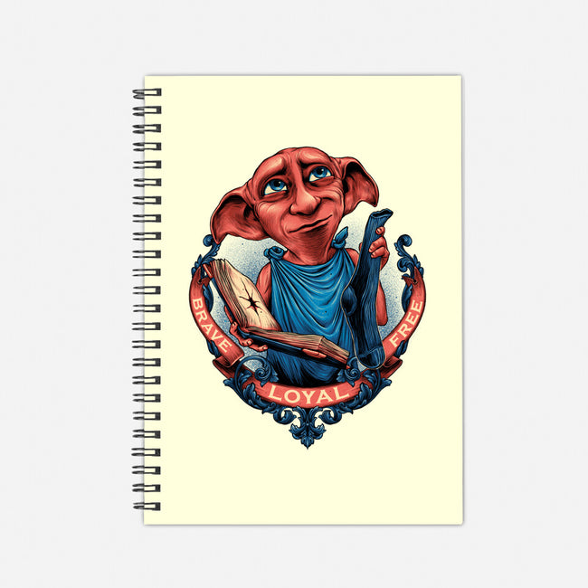 The Free Elf-none dot grid notebook-glitchygorilla