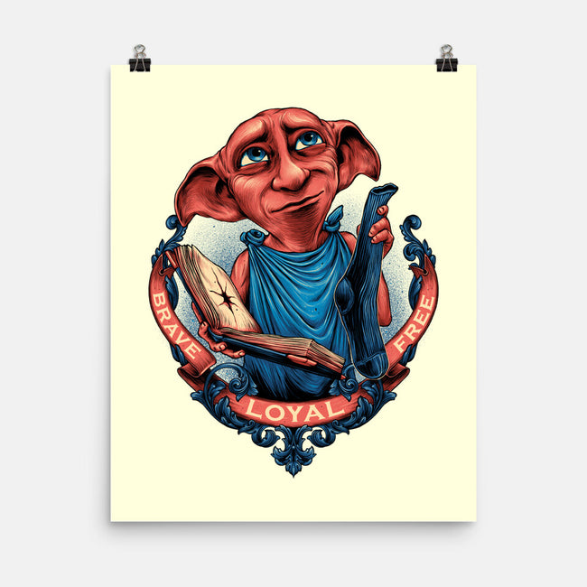 The Free Elf-none matte poster-glitchygorilla