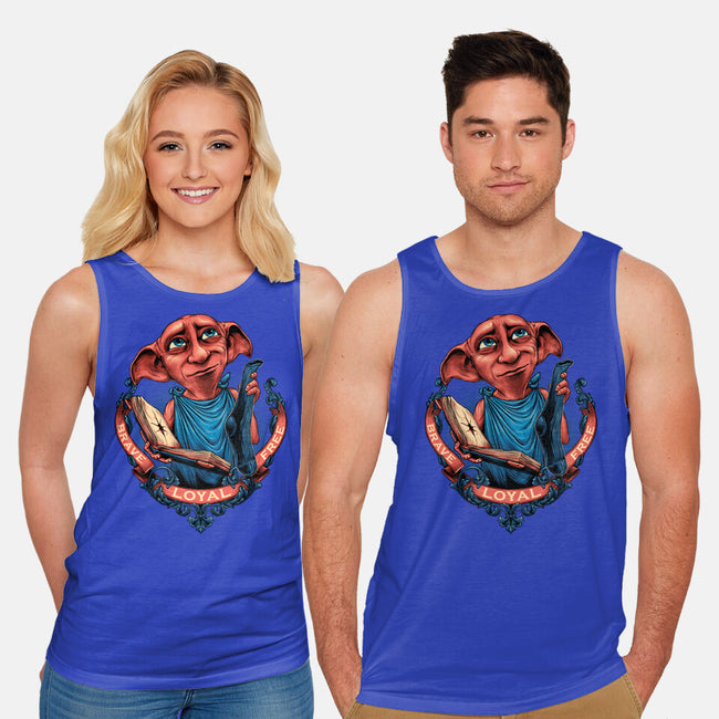 The Free Elf-unisex basic tank-glitchygorilla