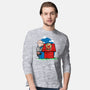 Rooftop Pizza-mens long sleeved tee-fanfabio