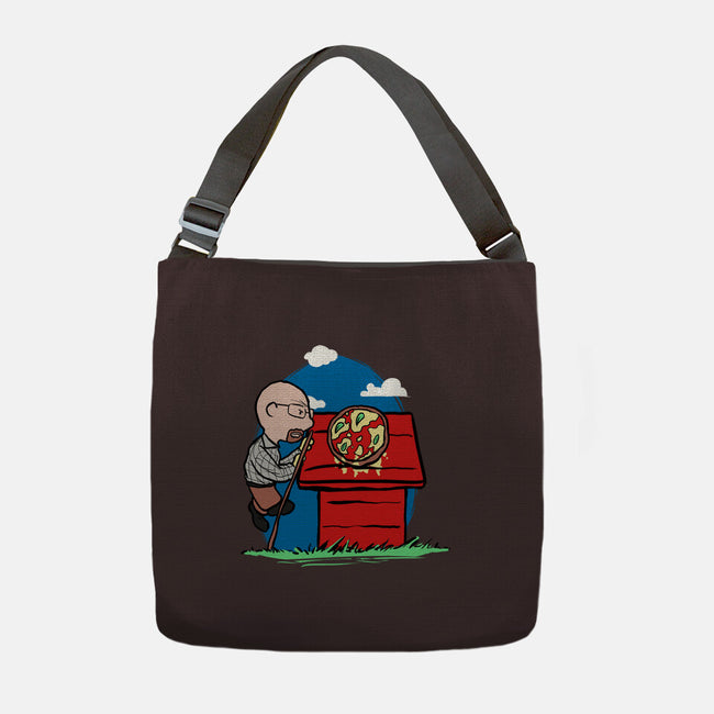 Rooftop Pizza-none adjustable tote-fanfabio