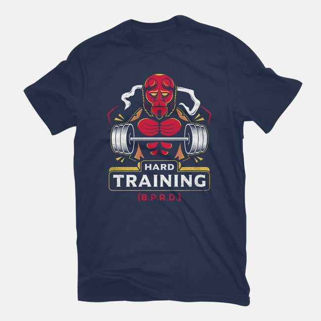 B.P.R.D. Fitness-womens fitted tee-Logozaste