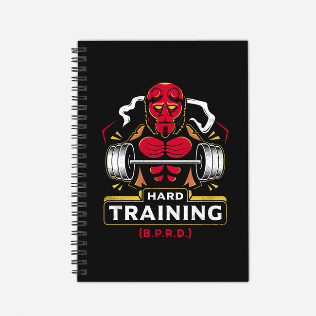 B.P.R.D. Fitness-none dot grid notebook-Logozaste