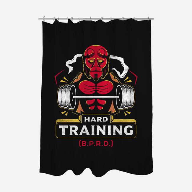 B.P.R.D. Fitness-none polyester shower curtain-Logozaste