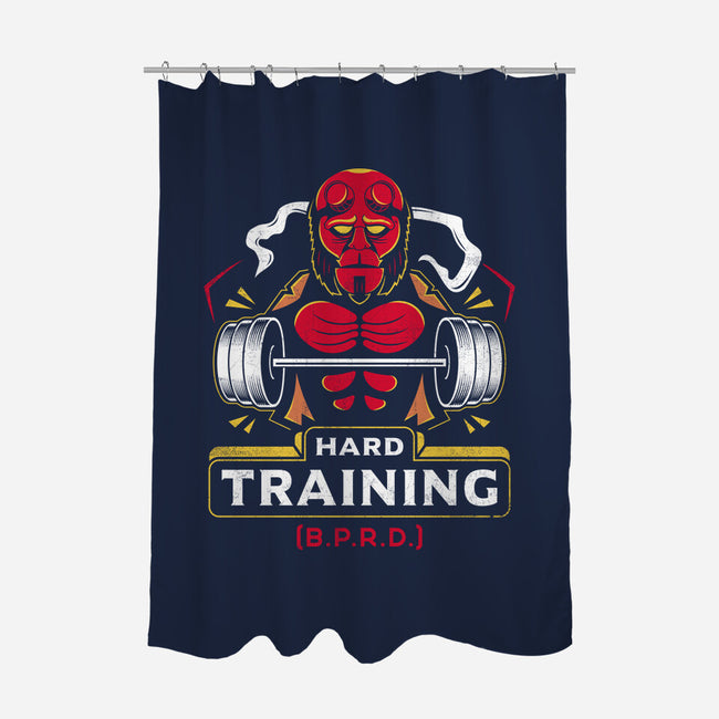 B.P.R.D. Fitness-none polyester shower curtain-Logozaste