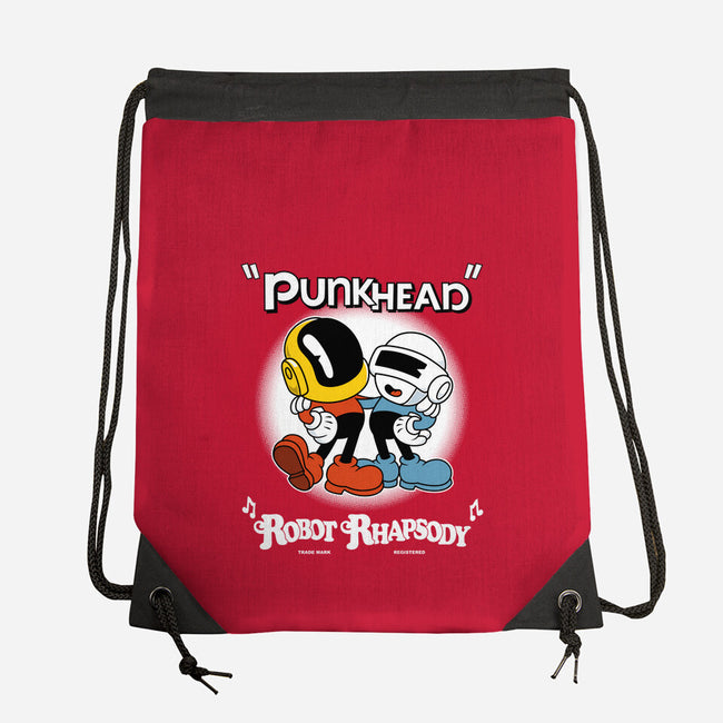 Robot Rhapsody-none drawstring bag-Nemons