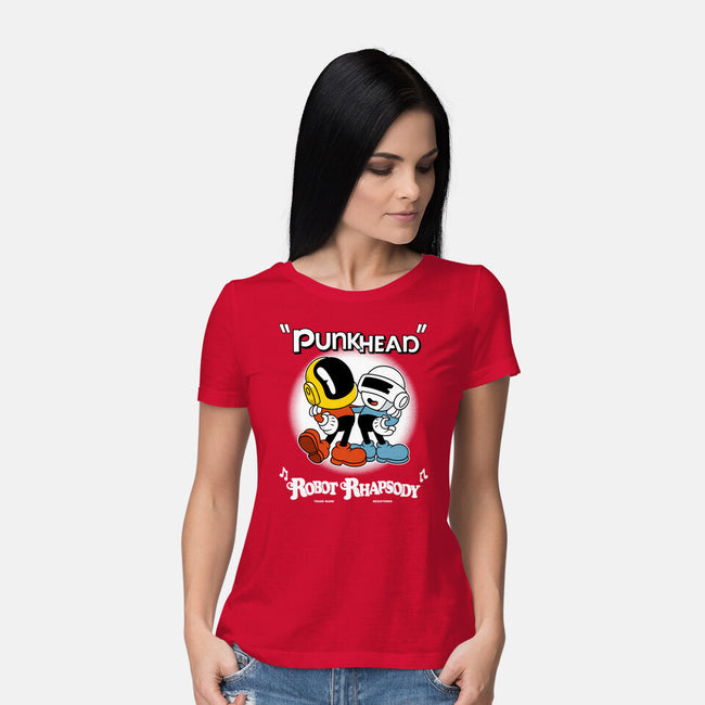 Robot Rhapsody-womens basic tee-Nemons