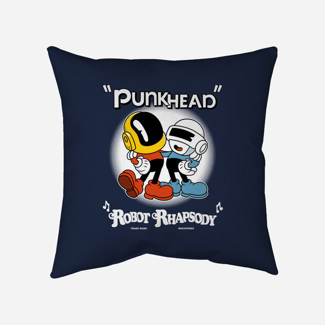 Robot Rhapsody-none removable cover w insert throw pillow-Nemons