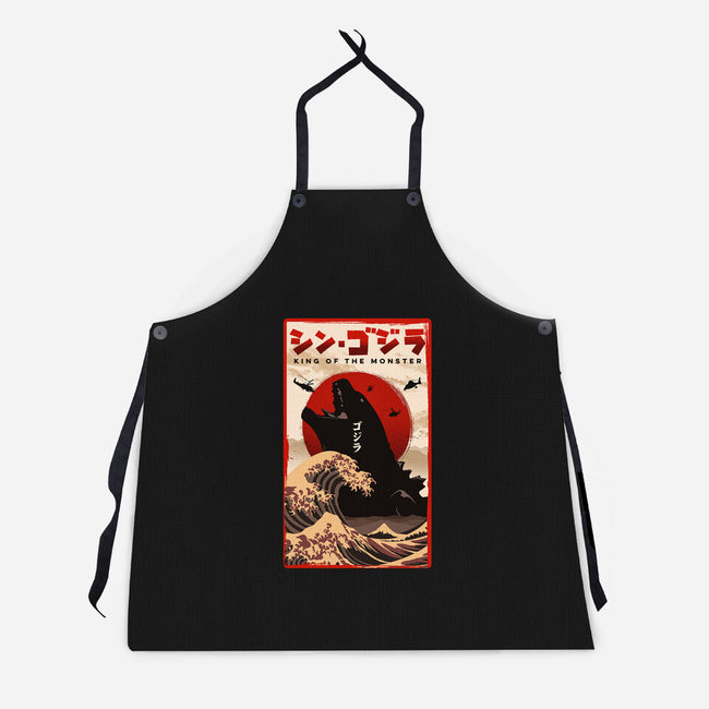 King Of The Monster-unisex kitchen apron-hirolabs
