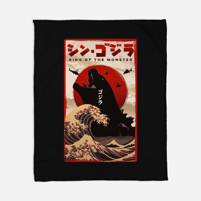 King Of The Monster-none fleece blanket-hirolabs