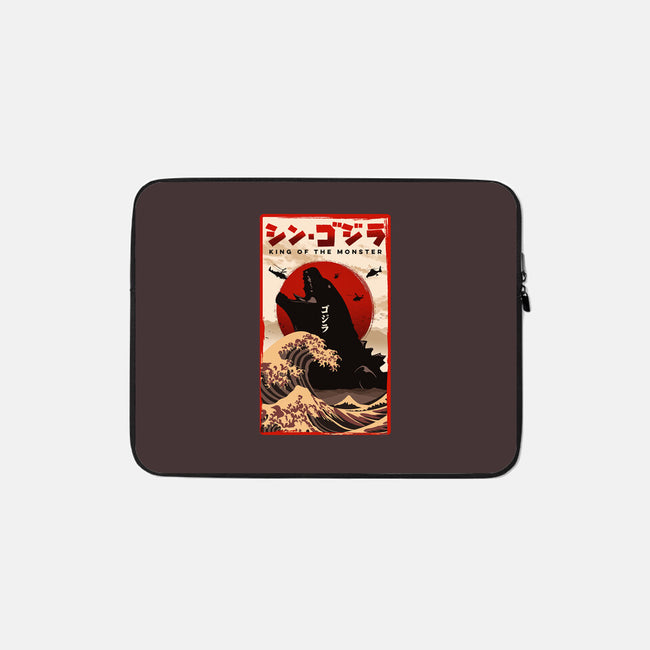 King Of The Monster-none zippered laptop sleeve-hirolabs