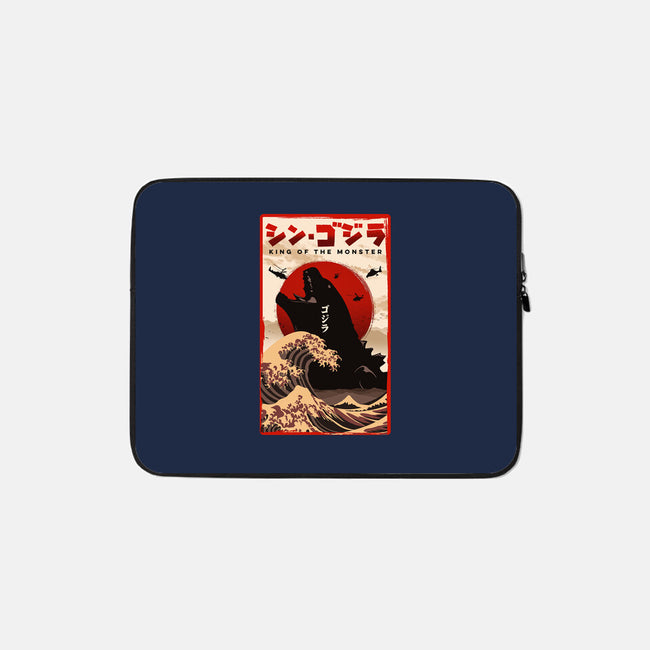 King Of The Monster-none zippered laptop sleeve-hirolabs