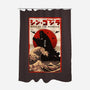 King Of The Monster-none polyester shower curtain-hirolabs