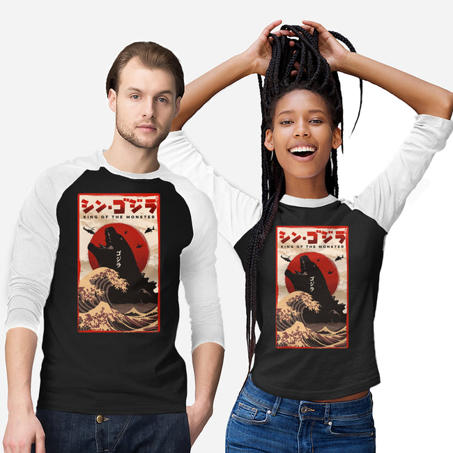 King Of The Monster-unisex baseball tee-hirolabs