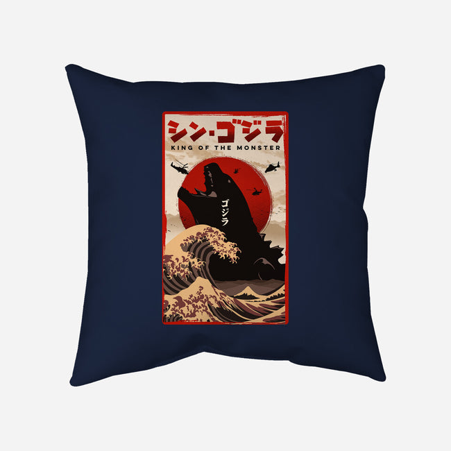 King Of The Monster-none removable cover throw pillow-hirolabs