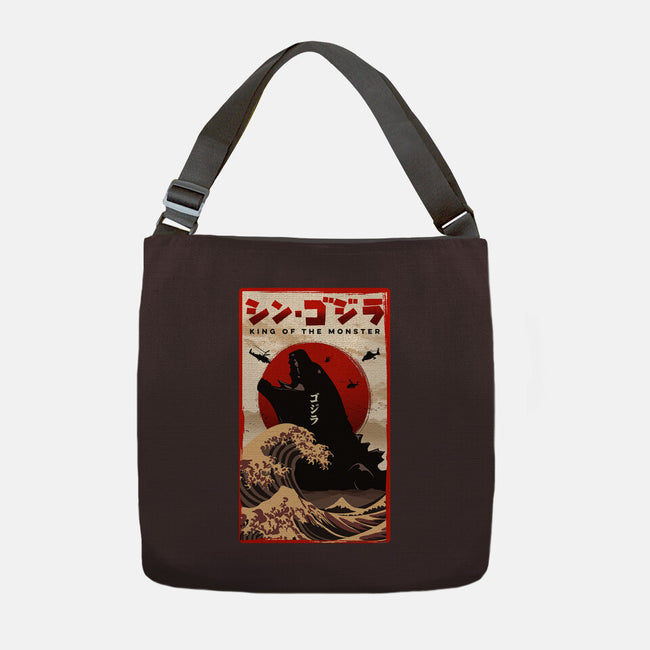 King Of The Monster-none adjustable tote-hirolabs