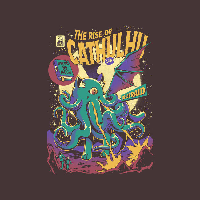 Rise of Cathulhu-none removable cover w insert throw pillow-ilustrata