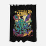 Rise of Cathulhu-none polyester shower curtain-ilustrata