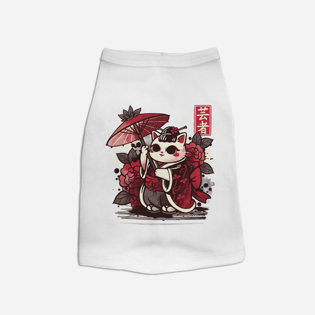 Meow Geisha-cat basic pet tank-NemiMakeit