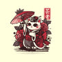 Meow Geisha-none removable cover w insert throw pillow-NemiMakeit