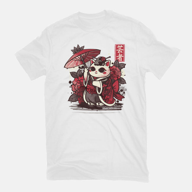 Meow Geisha-womens basic tee-NemiMakeit