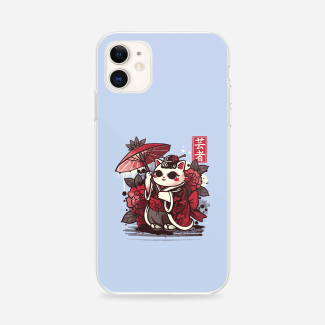 Meow Geisha-iphone snap phone case-NemiMakeit