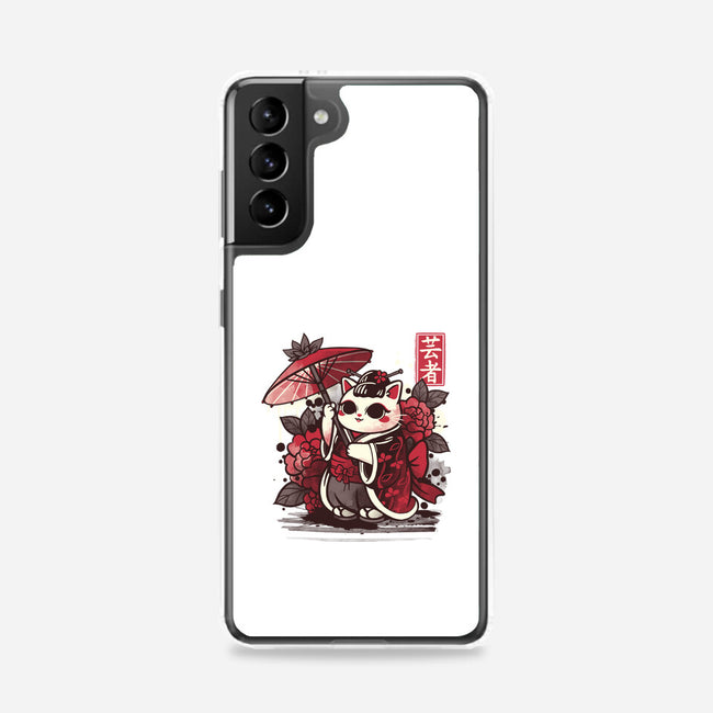 Meow Geisha-samsung snap phone case-NemiMakeit