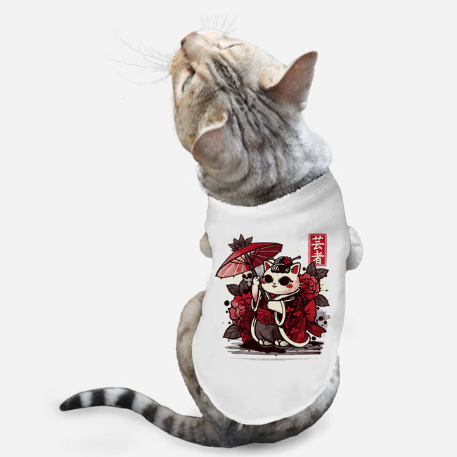 Meow Geisha-cat basic pet tank-NemiMakeit