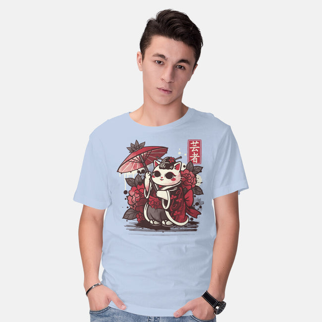 Meow Geisha-mens basic tee-NemiMakeit