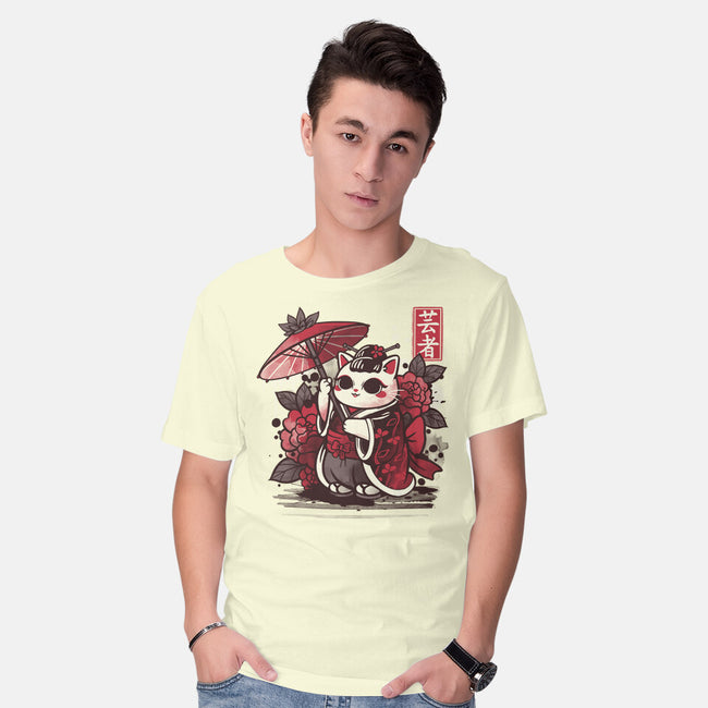 Meow Geisha-mens basic tee-NemiMakeit