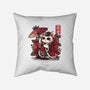 Meow Geisha-none removable cover throw pillow-NemiMakeit