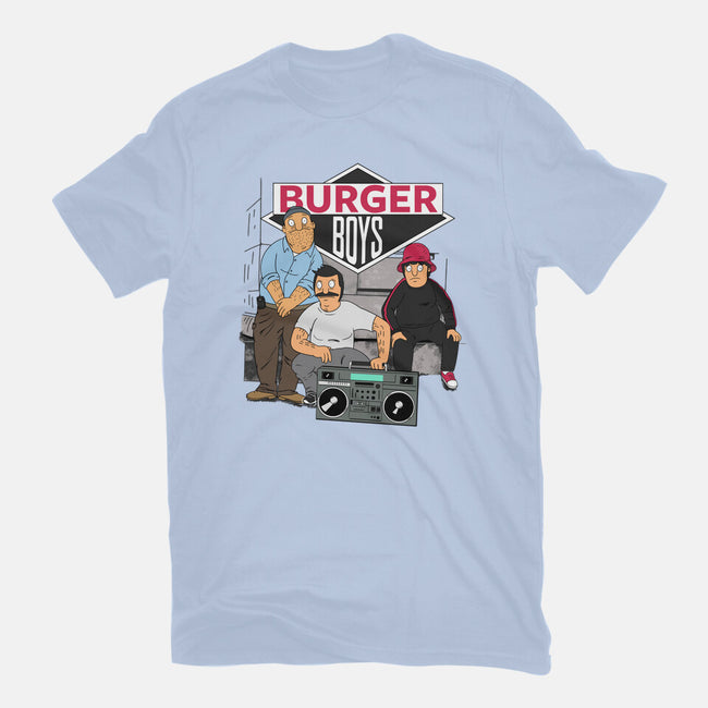 Burger Boys-womens fitted tee-SeamusAran