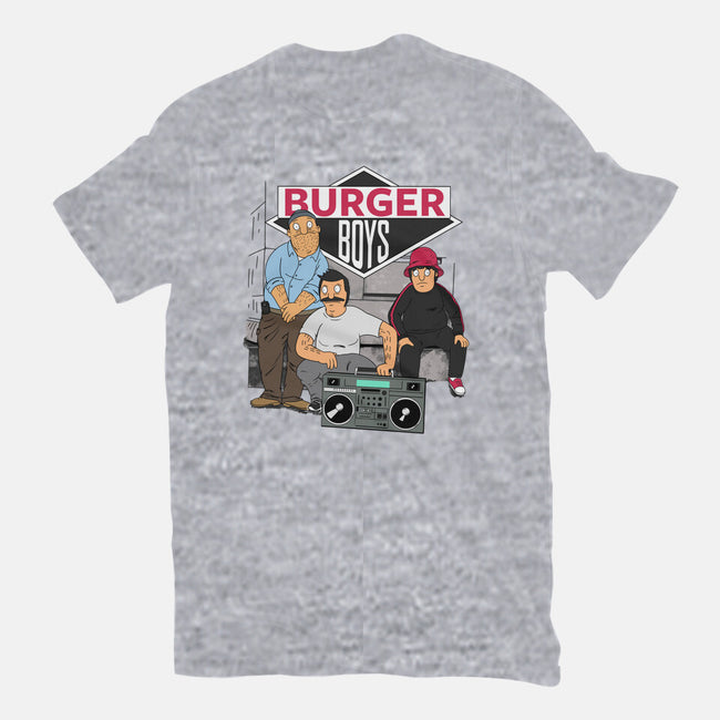 Burger Boys-womens fitted tee-SeamusAran