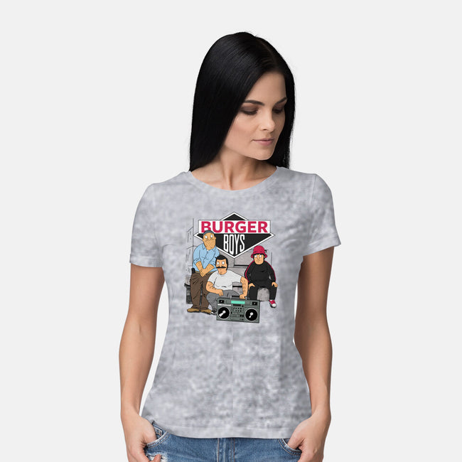 Burger Boys-womens basic tee-SeamusAran