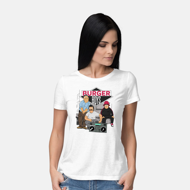 Burger Boys-womens basic tee-SeamusAran