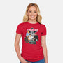 Burger Boys-womens fitted tee-SeamusAran