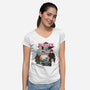 Burger Boys-womens v-neck tee-SeamusAran