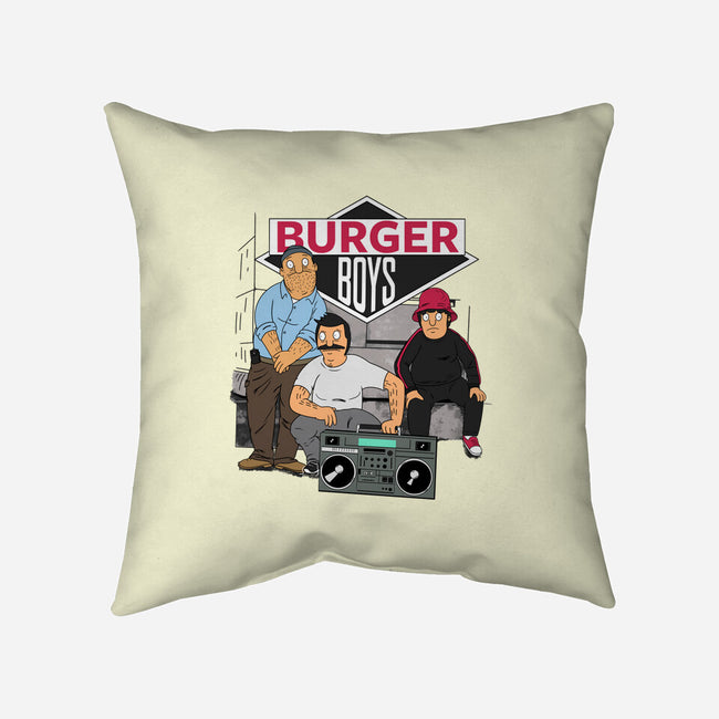 Burger Boys-none removable cover w insert throw pillow-SeamusAran