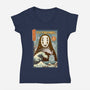 A Faceless Spirit-womens v-neck tee-hirolabs