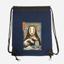 A Faceless Spirit-none drawstring bag-hirolabs