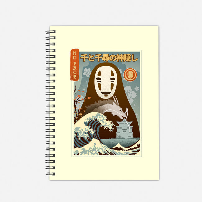 A Faceless Spirit-none dot grid notebook-hirolabs