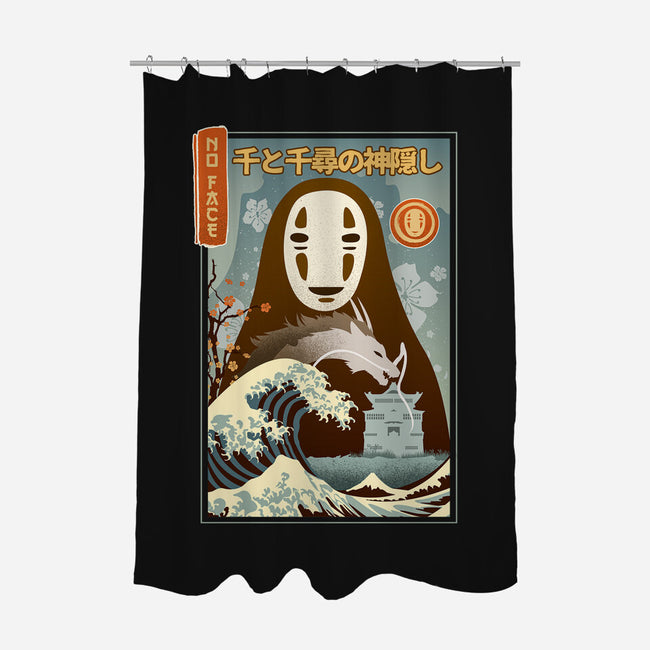 A Faceless Spirit-none polyester shower curtain-hirolabs