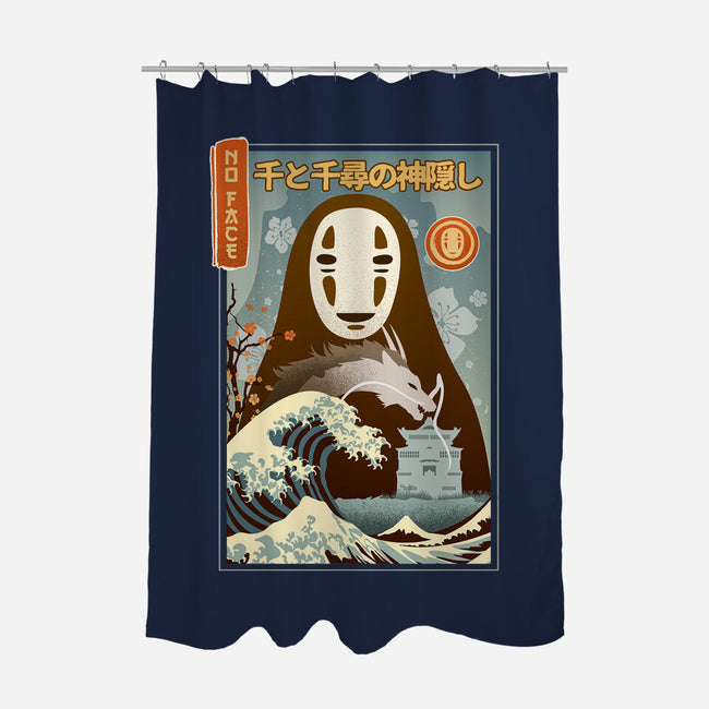 A Faceless Spirit-none polyester shower curtain-hirolabs