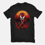 Attack Of The Carnage-womens fitted tee-hypertwenty