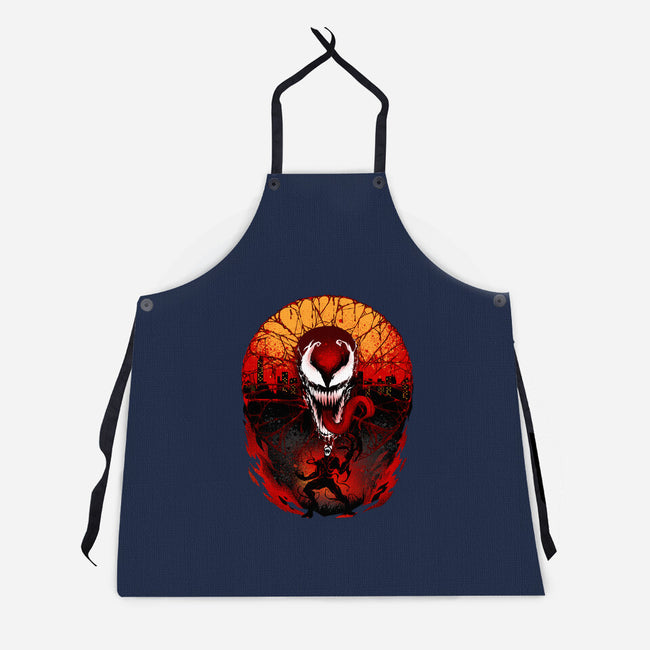 Attack Of The Carnage-unisex kitchen apron-hypertwenty