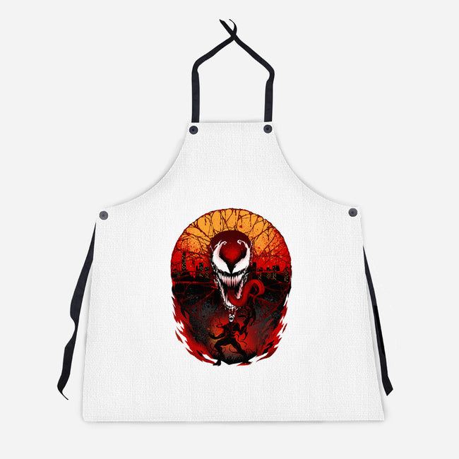 Attack Of The Carnage-unisex kitchen apron-hypertwenty