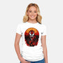 Attack Of The Carnage-womens fitted tee-hypertwenty