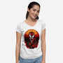 Attack Of The Carnage-womens v-neck tee-hypertwenty